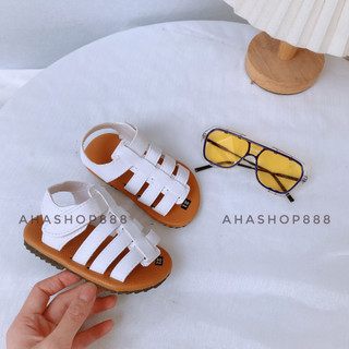 Sz 20-26 Dép Sandal Chiên Binh 3 Nan Hở Mũi Thoáng Chân Mùa Hè Cho Bé Trai Bé Gái 1-4 TuổiK093