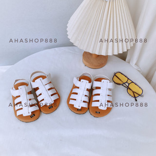 Sz 20-26 Dép Sandal Chiên Binh 3 Nan Hở Mũi Thoáng Chân Mùa Hè Cho Bé Trai Bé Gái 1-4 TuổiK093