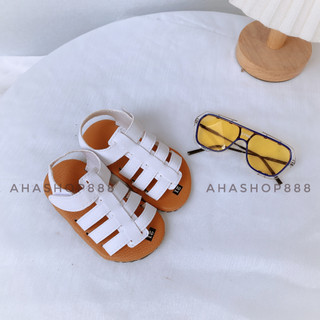 Sz 20-26 Dép Sandal Chiên Binh 3 Nan Hở Mũi Thoáng Chân Mùa Hè Cho Bé Trai Bé Gái 1-4 TuổiK093