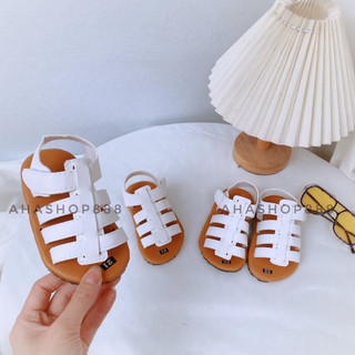 Sz 20-26 Dép Sandal Chiên Binh 3 Nan Hở Mũi Thoáng Chân Mùa Hè Cho Bé Trai Bé Gái 1-4 TuổiK093
