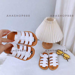 Sz 20-26 Dép Sandal Chiên Binh 3 Nan Hở Mũi Thoáng Chân Mùa Hè Cho Bé Trai Bé Gái 1-4 TuổiK093