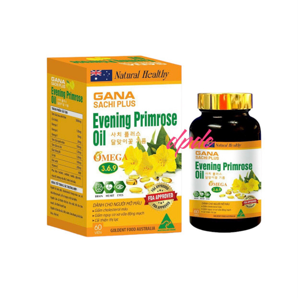 Vi n u ng Evening Primrose Oil OMEGA 3 6 9 tinh d u hoa anh th o c ch tinh d u Sachi gi p b m t b n o H p 60v