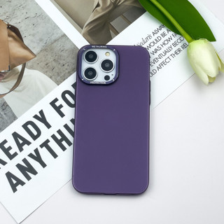 Ốp X&M nhám siêu mỏng chống vân viền camera kim loại sáng bóng dành cho iphone 12promax 13promax 14pro 14promax