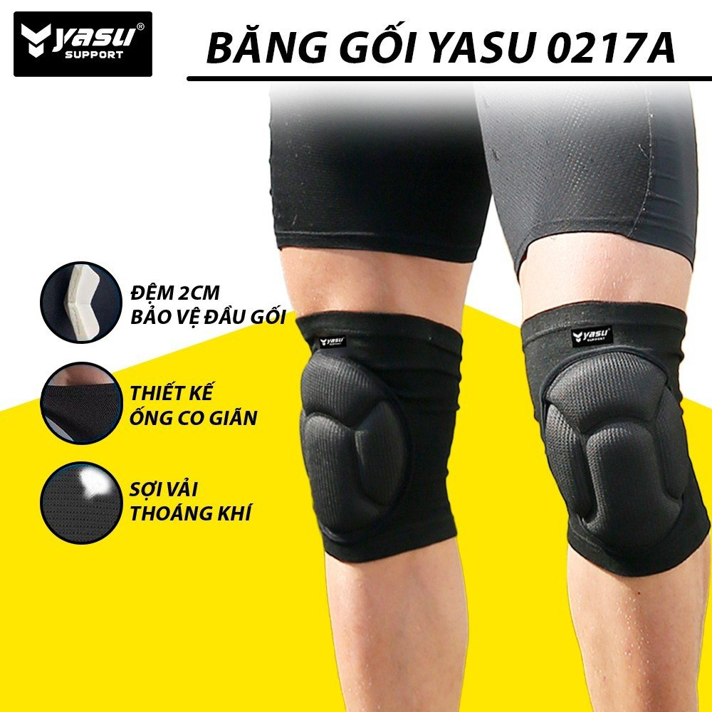 Ảnh Băng bảo vệ đầu gối thủ môn có đệm cao cấp YASU YS0217A (1 đôi) 4
