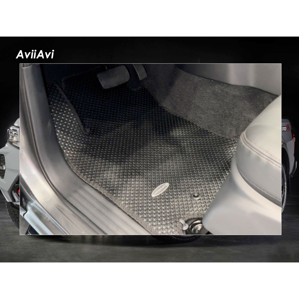 Thảm lót ô tô KATA cho xe Nissan Navara (2021-2024)-Pickup Truck (5) - Khít với sàn, Chống trơn, Không mùi, Không ẩm mốc