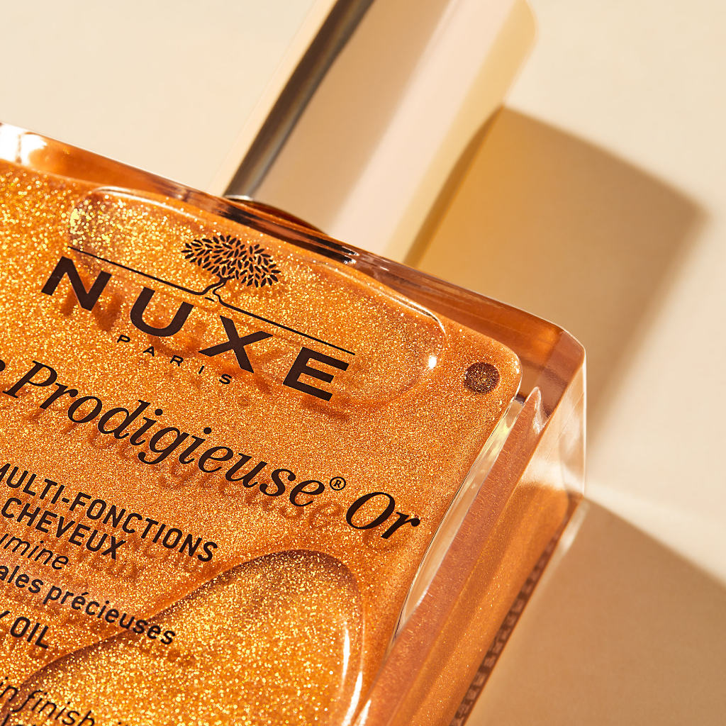 Ảnh Dầu khô có nhũ Nuxe Huile Prodigieuse Shimmering Dry Oil 50ml 2