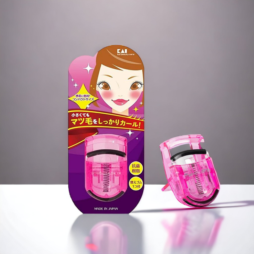 Bấm Cong Mi Kai Beauty Care Pretesa 82504 KQ - 3011 (Màu Hồng Đậm )