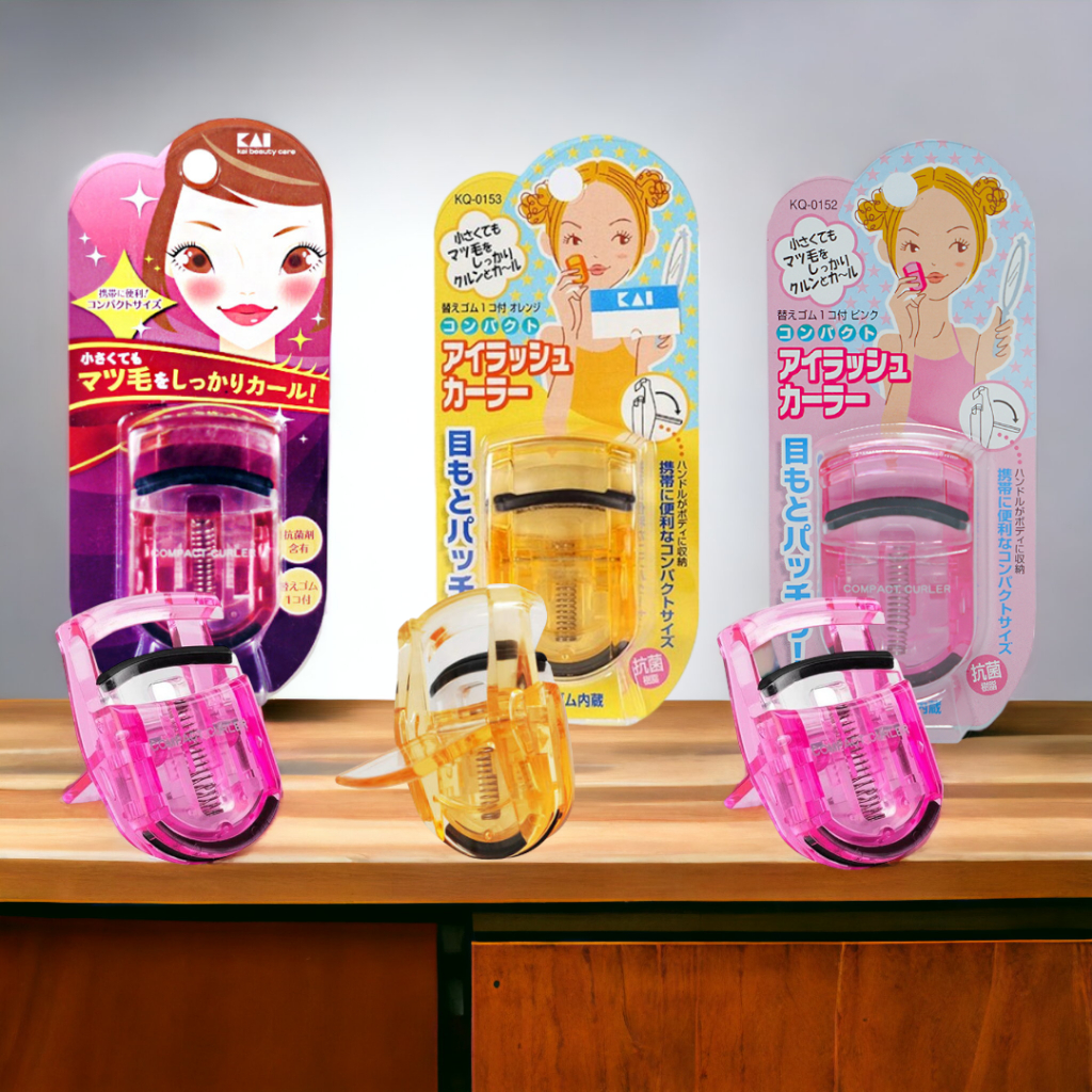 Dụng Cụ Uốn Cong Mi Kai Beauty Care 52322 Thân Nhựa (Màu Vàng)