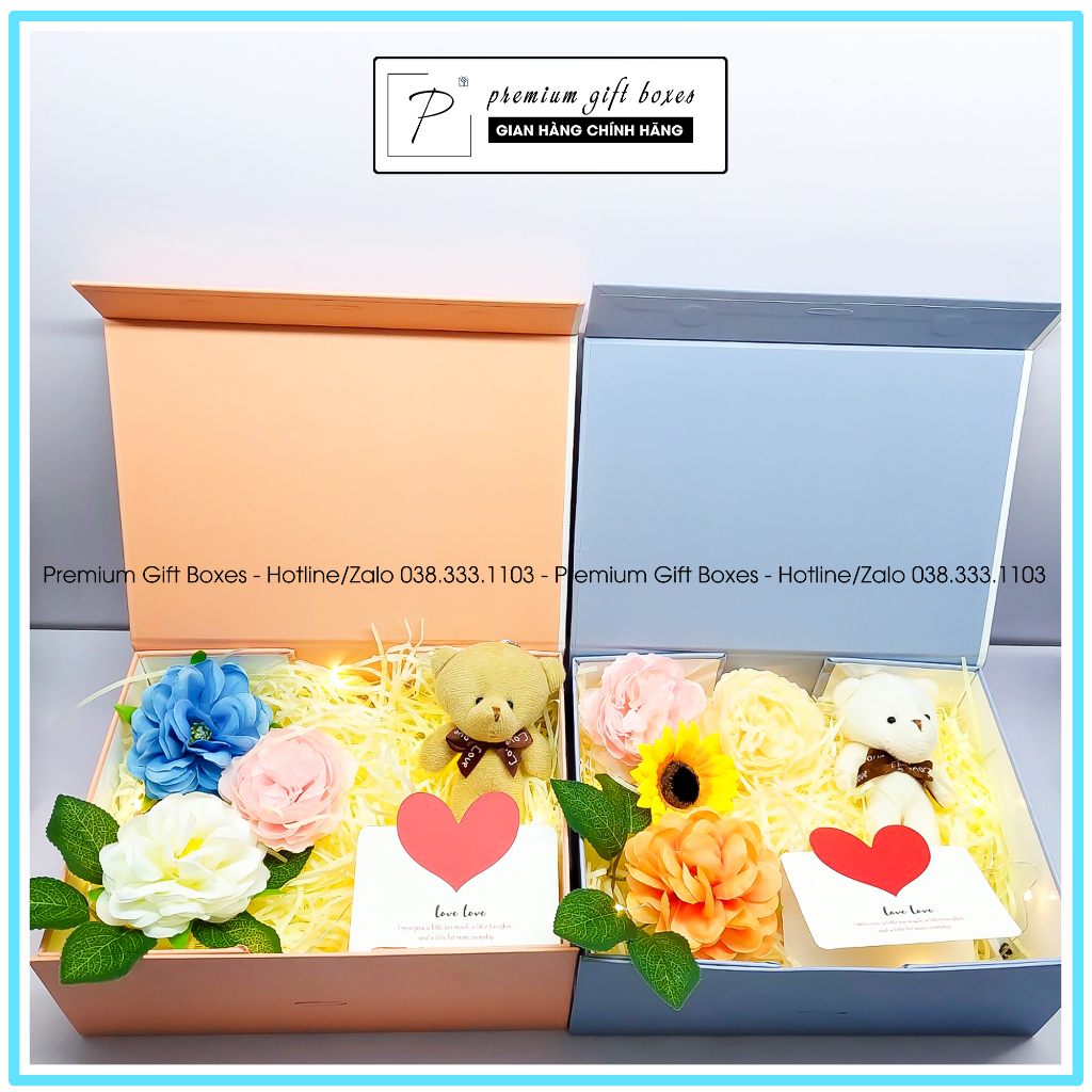 Size |24*18*9| (cm)| Hộp Quà tặng Premium Gift Box cao cấp tặng sinh ...