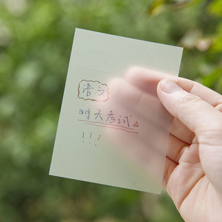 Giấy Note Trong Suốt Cute Nhiều Màu Ghi Chú Nhớ Dễ Thương Timo VPK45