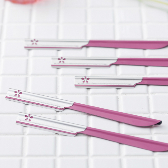 Dao Cạo Lông Mày Cán Dài Kai Razor 00743 BTM-10H1 Set 10 Cây