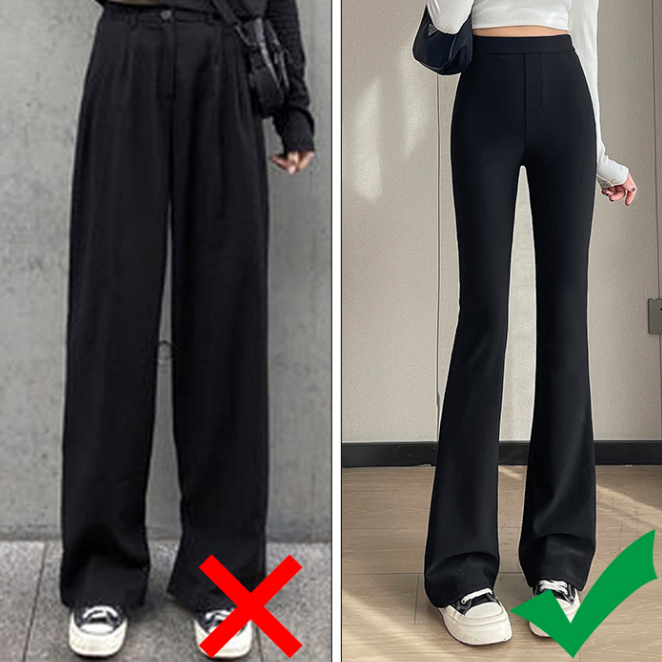 Quần legging ống loe dài tập yoga UNDERCOOL Legging Ống Loe Cạp Cao nâng mông Dài umi bigsize QD05