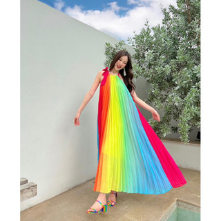 Maxi yếm dập ly 7 màu kín lưng siêu hot (đi biển, du lịch Hè)