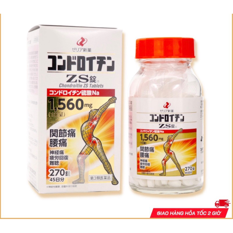 Viên uống xương khớp người nhện ZS Chondroitin Nhật Bản 270 viên