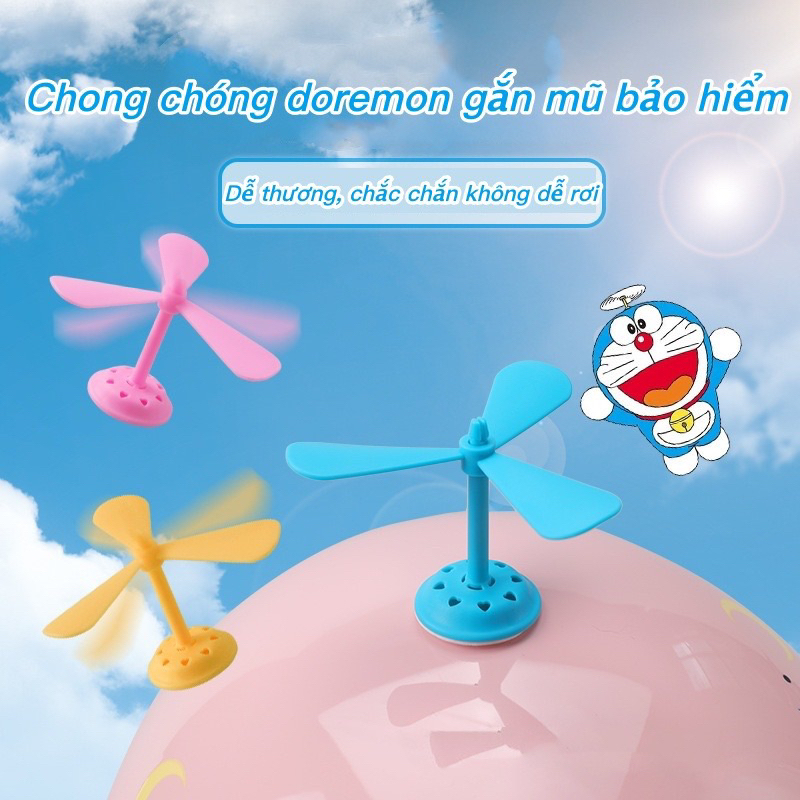 chong chóng gắn mũ bảo hiểm