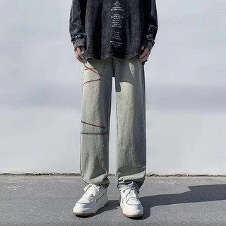 Quần Jeans Baggy Nam Nữ  (hình thêu nổi) Form Rộng Dáng Suông,Chất Bò Màu Đen Xanh,Thời Trang Unisex Phong Cách Hàn Quốc