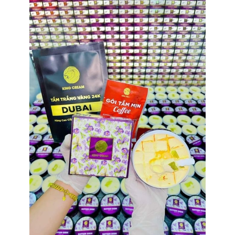 [CHÍNH HÃNG SIZE LỚN] COMBO 5 MÓN KEM BODY KING CREAM PHIÊN BẢN SAFFRON