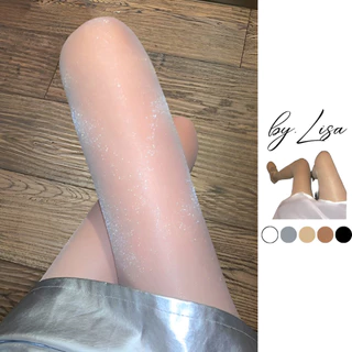 Quần tất ánh nhũ bling bling quần tất da kim tuyến phong cách sexy, quần tất giấy blink quần tất che khuyết điểm QT01