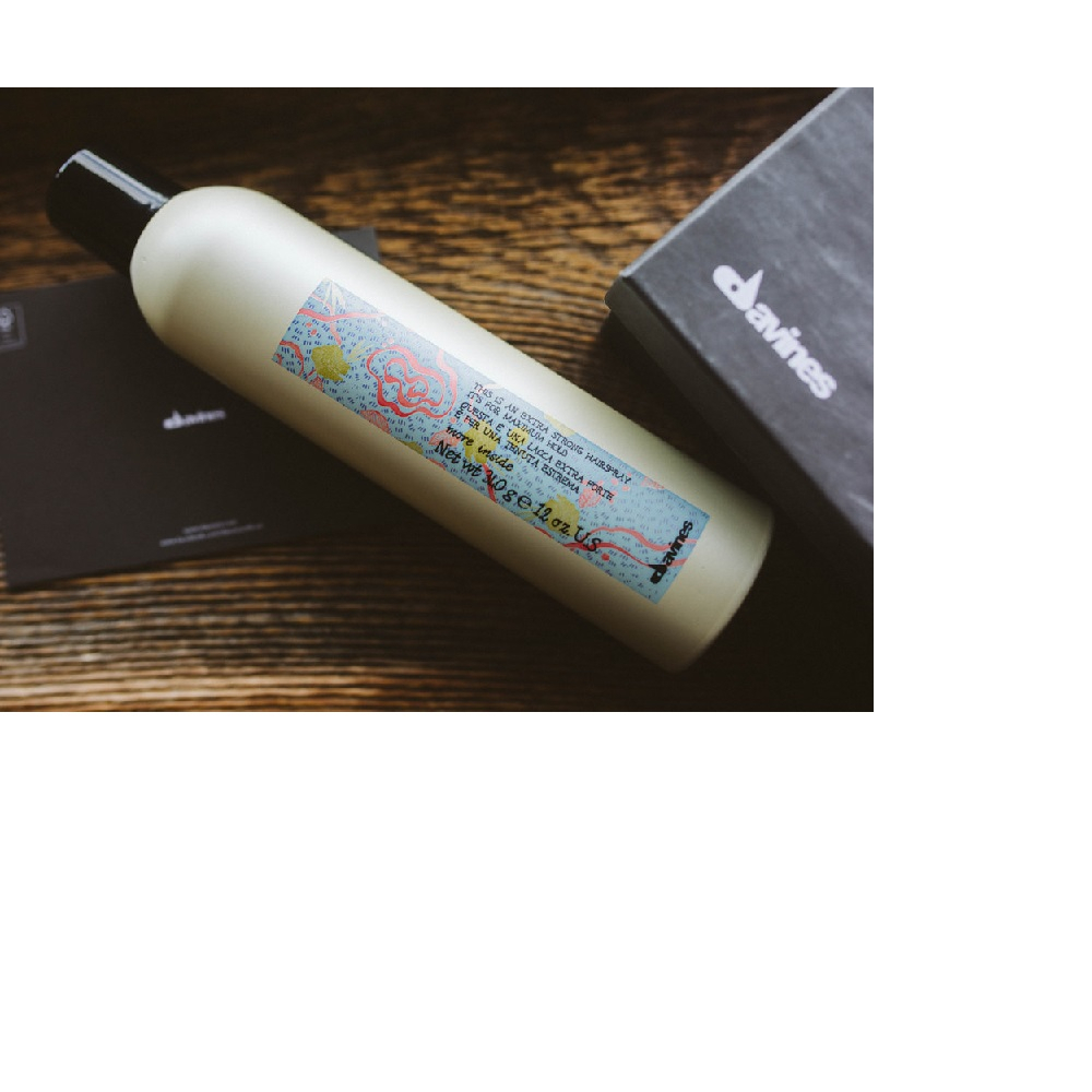Tạo Kiểu Tóc - Davines Extra Strong Hairspray - Gôm xịt siêu cứng (400ml)