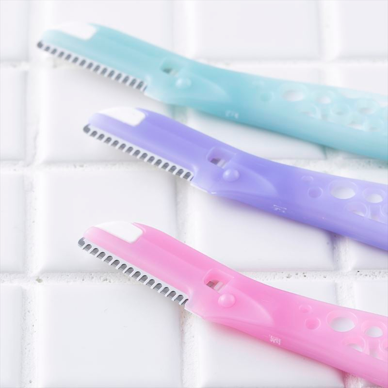 Dao Cạo Lông Mày Lưỡi Thép Có Màng Bảo Vệ Can Kai Eyebrow For Women 17827 ( Set 3 Cây )