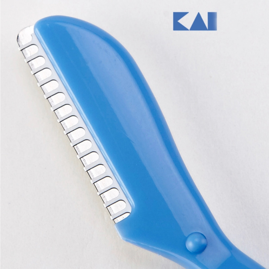 Dao Cạo Lông Mày Cán Dài Kai Pretty 12860 FRML-3PN (Set 3 Cây)