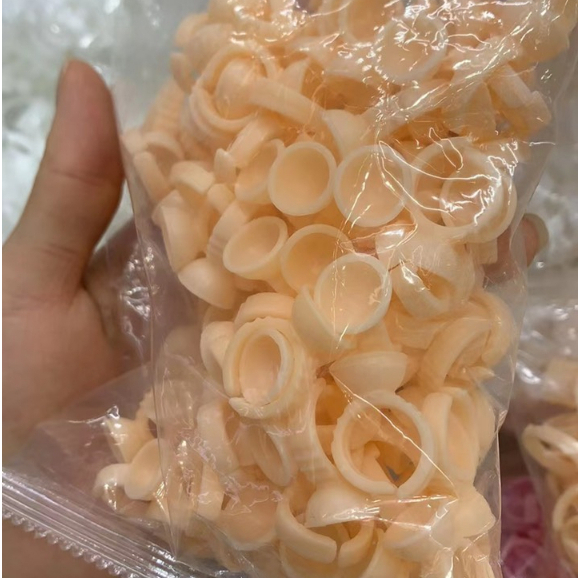 Nhẫn Silicon đựng mực xăm, keo nối mi