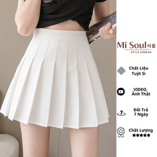 Chân váy xếp ly tennis lưng cao, chân váy xếp ly cho nữ dáng xòe phong cách Ulzzang 119