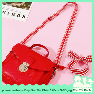 [Sẵn VN - Hỏa Tốc] Dây Đeo Vai Chéo 120cm Dành Cho Túi Xách, Buộc Điện Thoại Thiết Kế Hình Nơ Độc Đáo