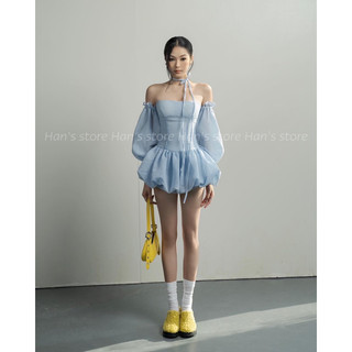 [HAN’S STORE ]SET BABYDOLL BỒNG BỀNH TAY RỜI KÈM QUẦN