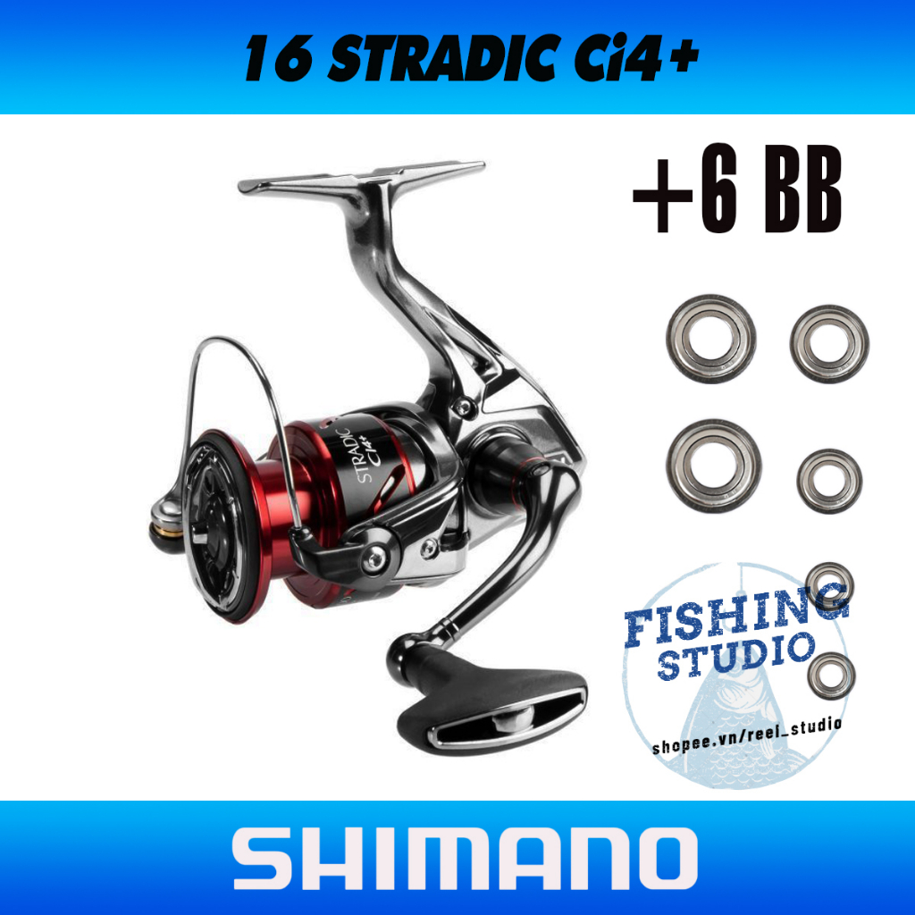 Ci4 Spinning Fishing Reels Bearing Upgrade Kit  Stainless Steel & Ceramic  Bearings For Smoother Reel Performance Shimano Stradic