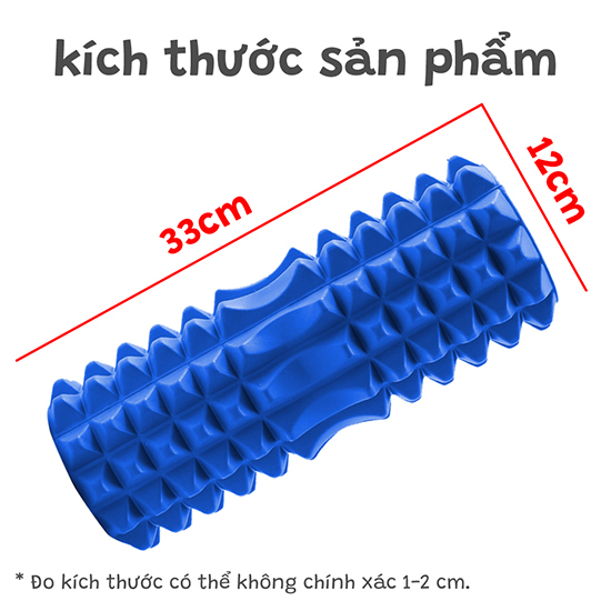Ảnh { BLACK}-BG Con Lăn Massage Ống Lăn Dãn Cơ Foam Roller Tập Gym,Yoga,Thể Hình 2