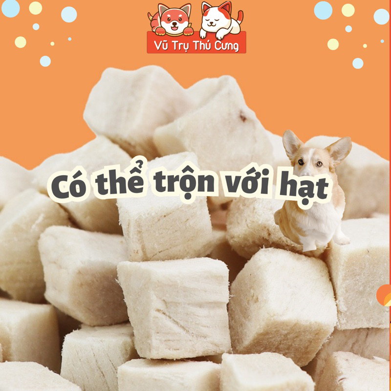 Ức Gà Sấy Khô Cho Chó mèo 100g