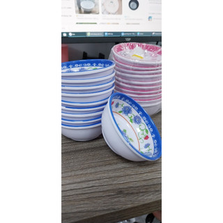 Set 10 Chén Châm Meka Hoạ Tiết Hoa Đẹp Mắt