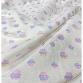 Vải Xô Cotton Dệt Hoạ Tiết Mềm Rũ Mát Khổ 1m50