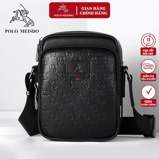 Túi Đeo Chéo Nam Cao Cấp Thời Trang Unisex Hàng Hiệu POLO MEISDO Da Bò Sang Trọng