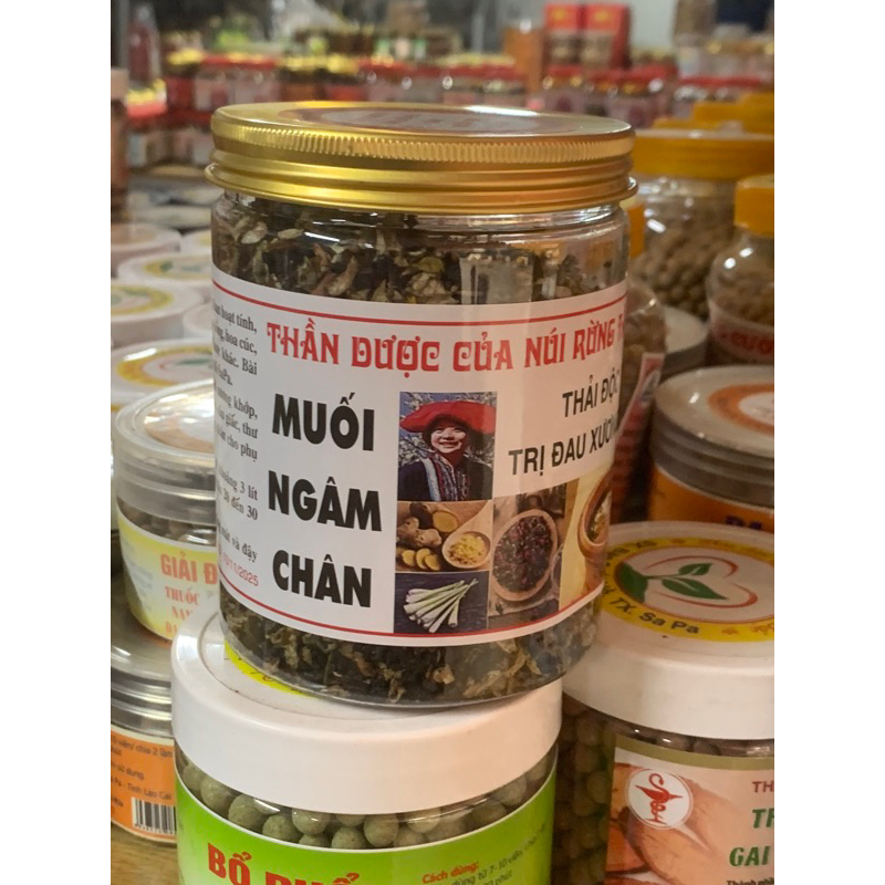 Muối Ngâm Chân Thảo Dược Hỗ Trợ Người Mất Ngủ, Sức Khỏe, Khử Mùi Hôi Chân (hộp 500gr)
