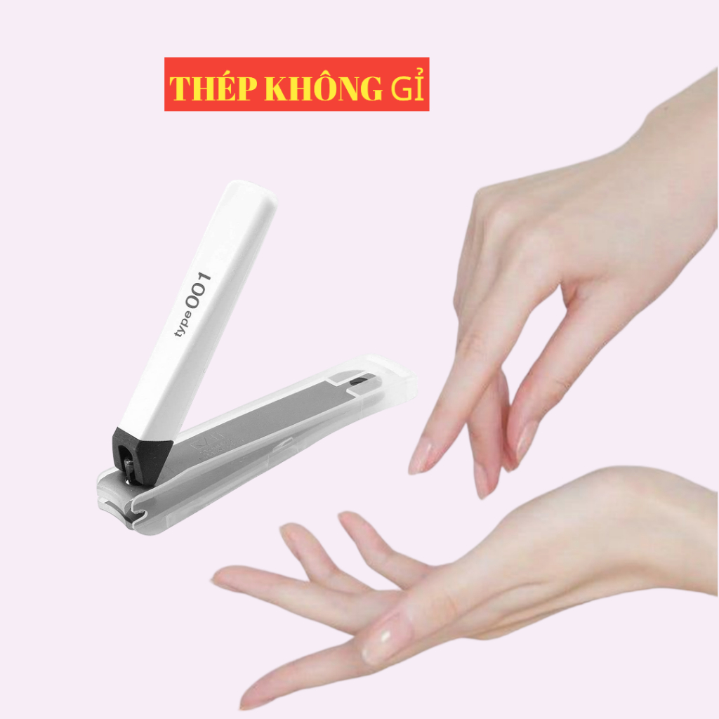 Bấm Móng Tay Kai Razor KE0108 - 37411 (Màu Trắng)