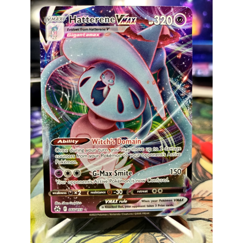 hatterene pokemon card value Amazon.com: Pokemon - Hatterene VMAX GG47/GG70 - Crown Zenith - Galarian  Gallery