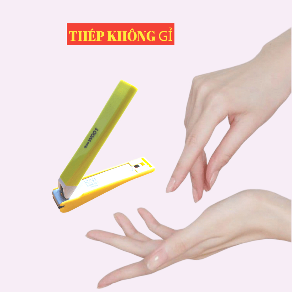Bấm Móng Tay Tybe W001 Kai Razor 39262 -KE0110 (Cỡ Trung - Màu Xanh)