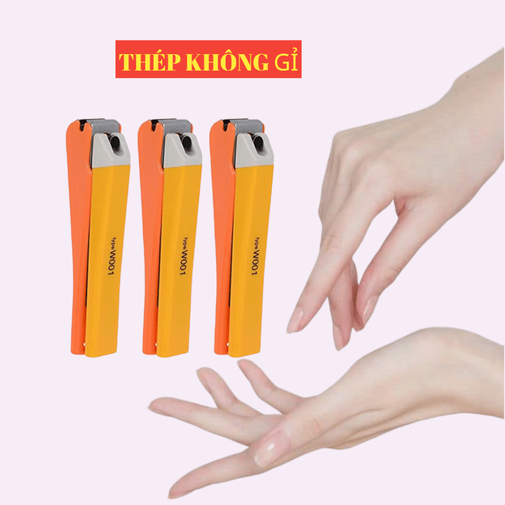 Bấm Móng Tay  Tybe W001 Kai Razor 39255-KE0109 (Cỡ Trung Màu Cam)