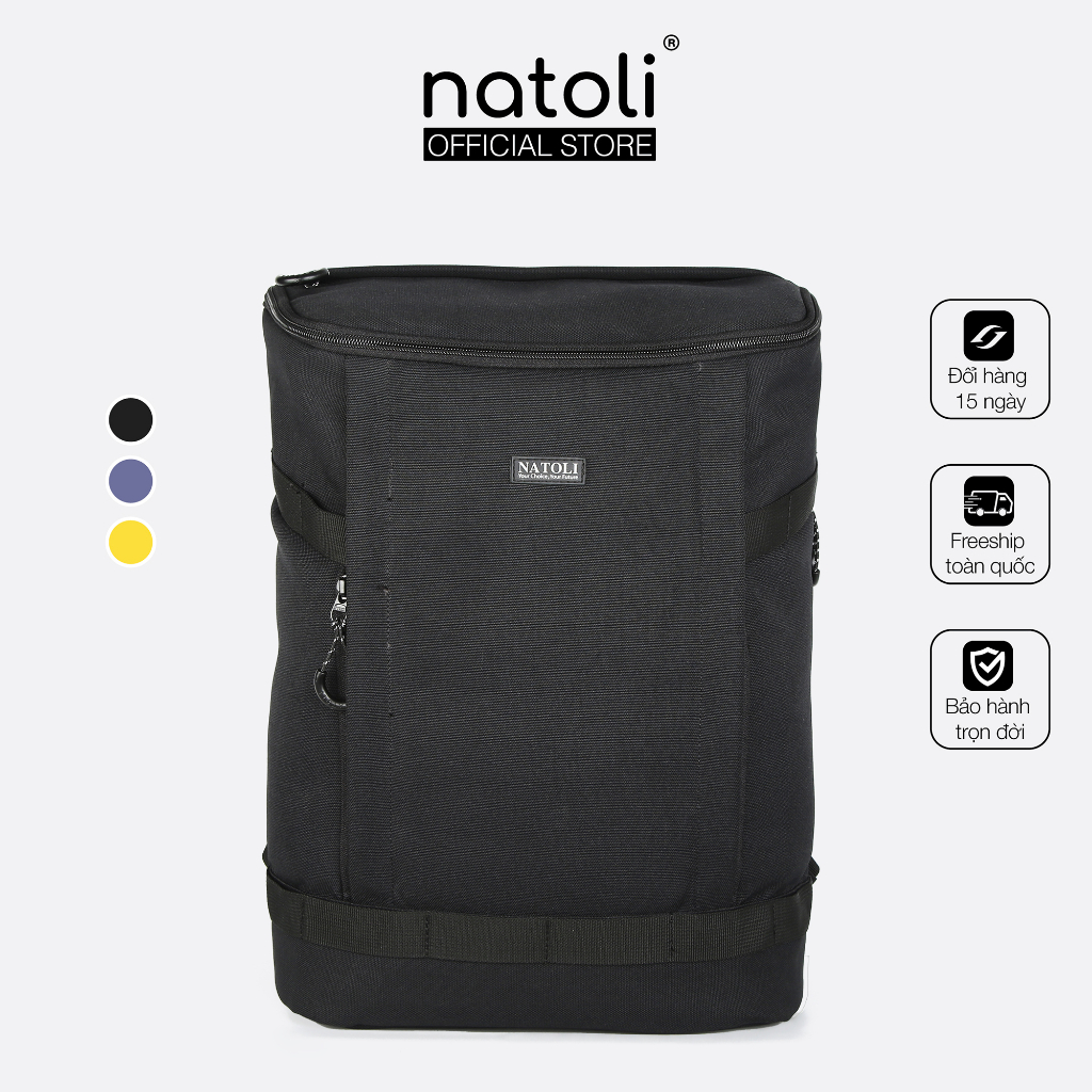 Balo du lịch chính hãng NATOLI thời trang chống sốc kháng nước cao cấp BST Discovery Backpack B3