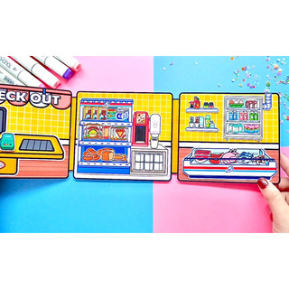 Siêu Thị Mini của Tocaboca - Búp bê giấy
