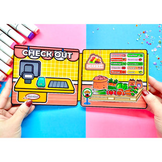 Siêu Thị Mini của Tocaboca - Búp bê giấy
