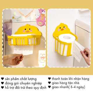 Giỏ Đựng Đồ Nhà Tắm Nhựa Chơi Mỹ Phẩm Quần Áo Cute Vịt Vàng Timo DDT13
