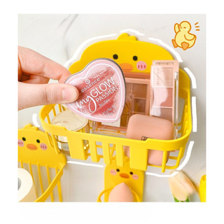 Giỏ Đựng Đồ Nhà Tắm Nhựa Chơi Mỹ Phẩm Quần Áo Cute Vịt Vàng Timo DDT13