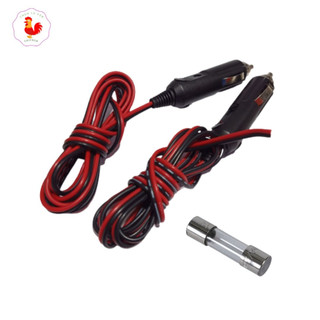 Tẩu giắc đực có cầu chì 10A cho tủ lạnh ô tô dây 1,5m