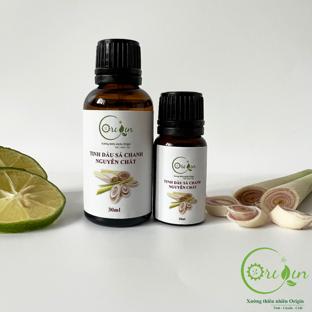 Tinh dầu sả chanh tự nhiên nguyên chất Origin đuổi muỗi, kháng khuẩn, xông phòng - 10ml