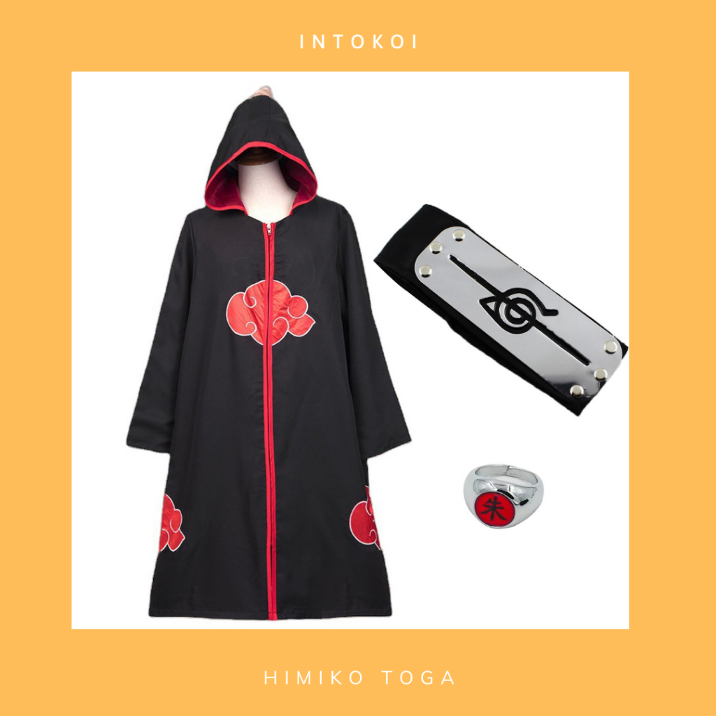 Áo choàng Akatsuki Itachi Naruto (tặng kèm lego Naruto hoặc băng đô ...