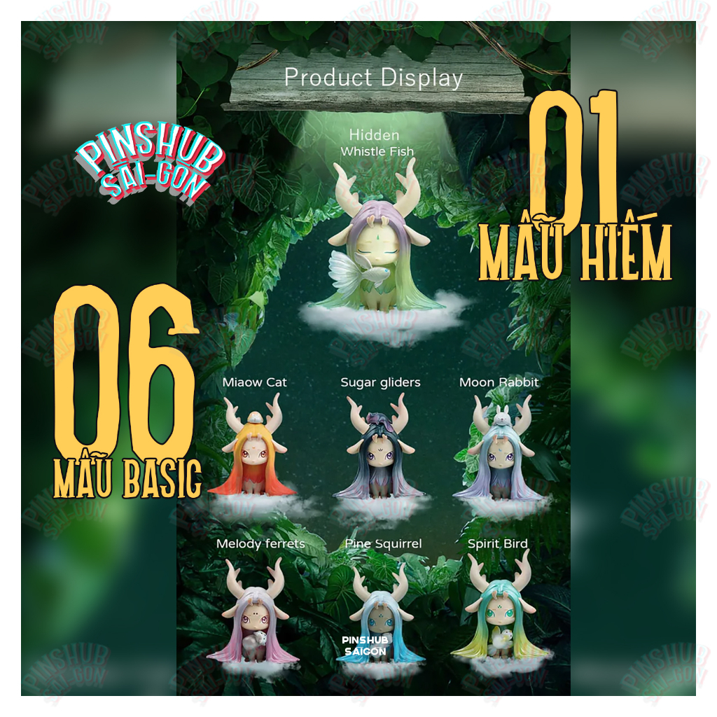 [LẺ] BLINDBOX FOREST FAIRY FUZOO TIÊN RỪNG SƯƠNG MÙ SƯU TẦM CHÍNH HÃNG ...