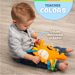 Đồ Chơi Khám Phá Kỹ Năng - Vận Động Tinh Montessori Cho Bé - Buckle Toys Barney Crab